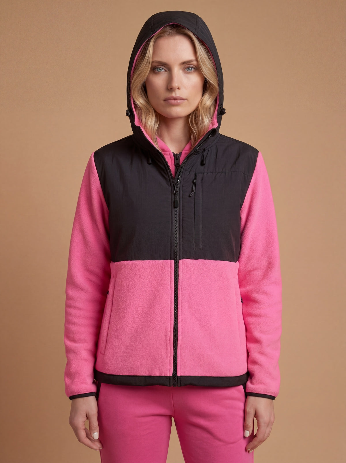 Women's Polar Fleece Hoodie – alternate view 4