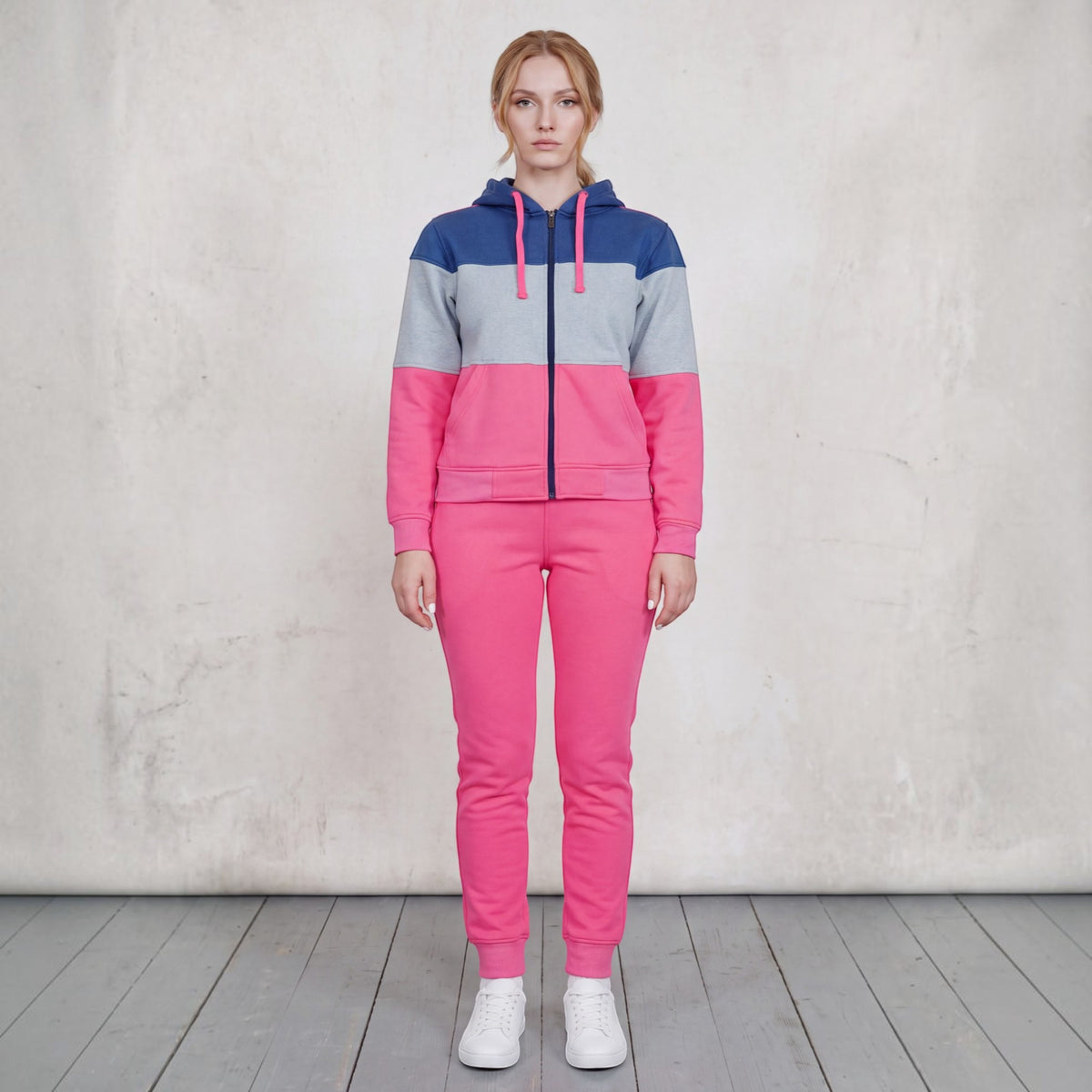 Women’s ColorBlock Zip-Up Sweatsuit – alternate view 6