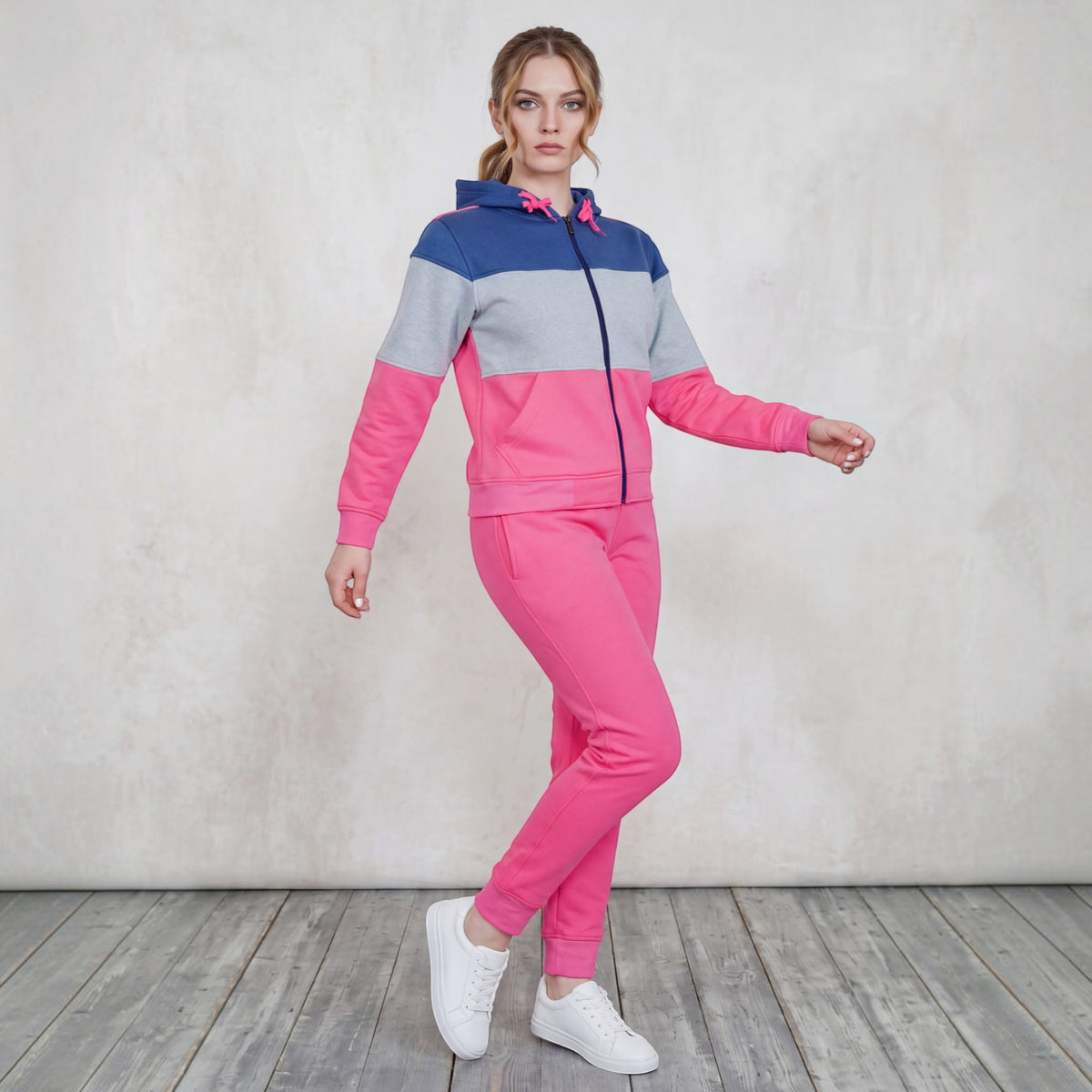 Women’s ColorBlock Zip-Up Sweatsuit – alternate view 7