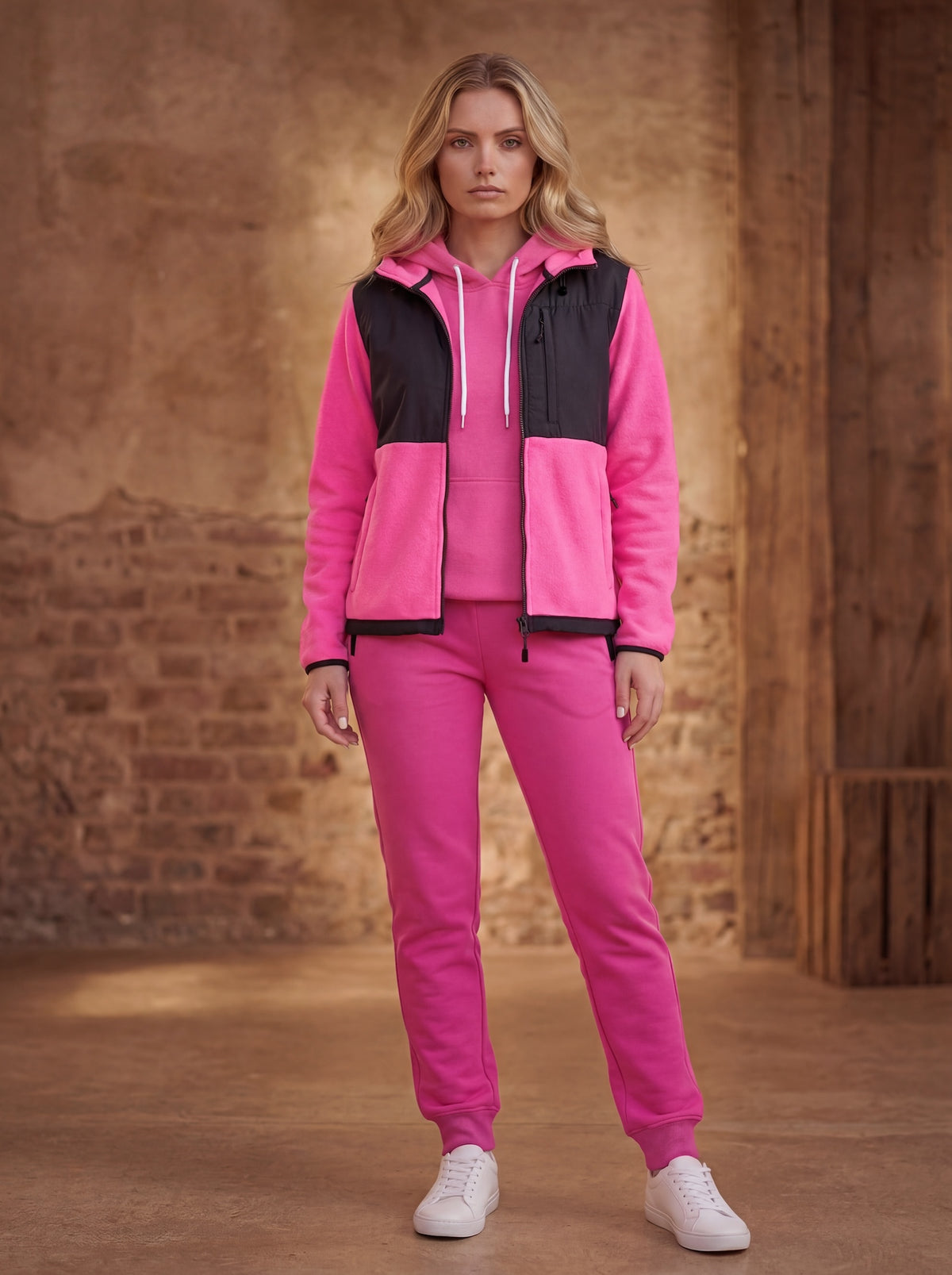 Women's Polar Fleece Hoodie – alternate view 6