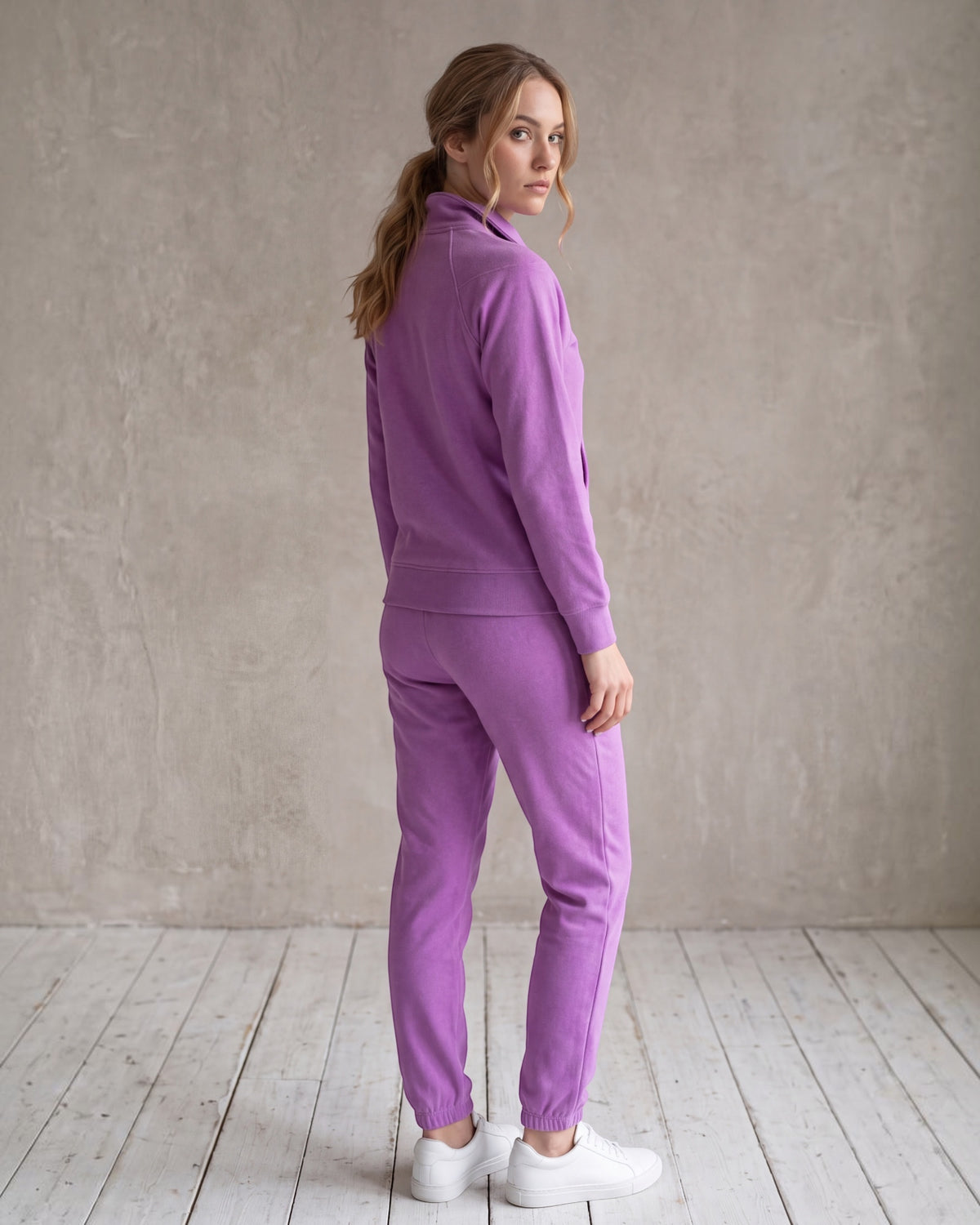 Women's Soft Stretch Quarter-Zip Set