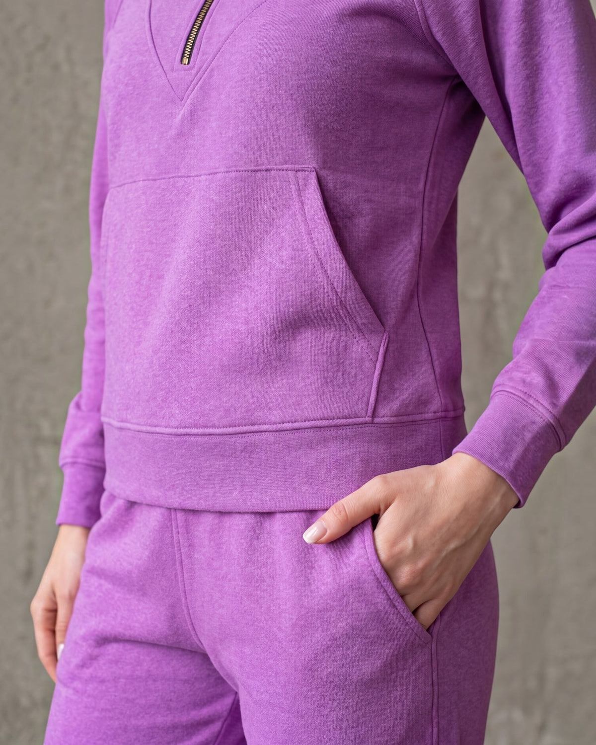 Women's Soft Stretch Quarter-Zip Set