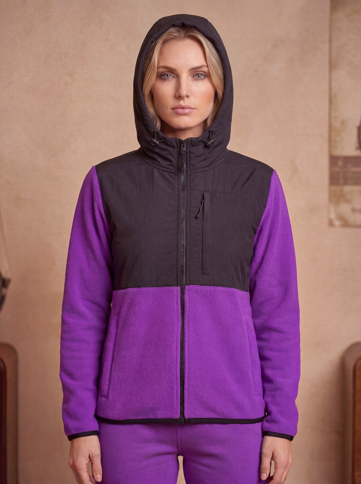 Women's Polar Fleece Hoodie – alternate view 8