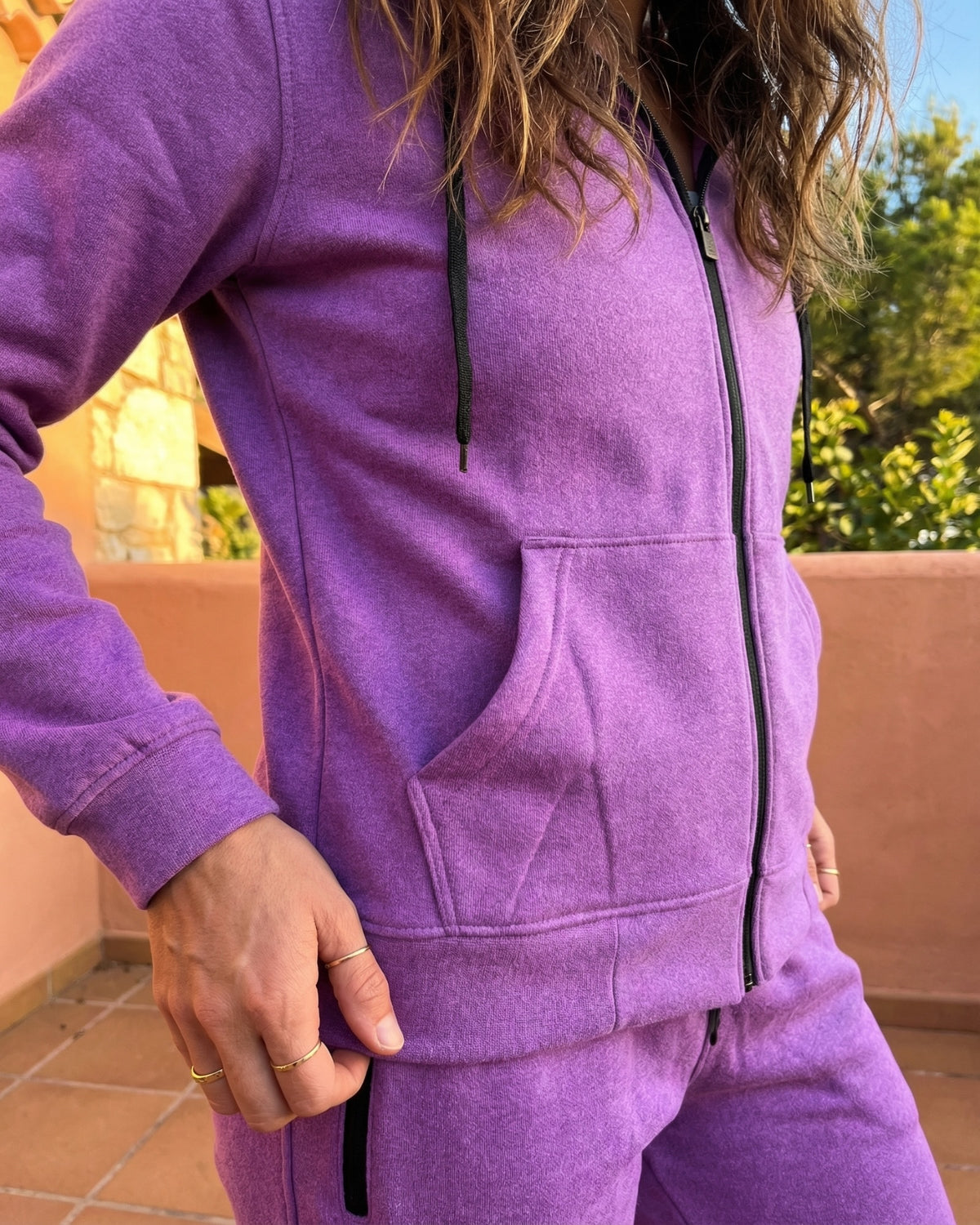 Women's Soft Stretch Comfy Fleece Suit – alternate view 12