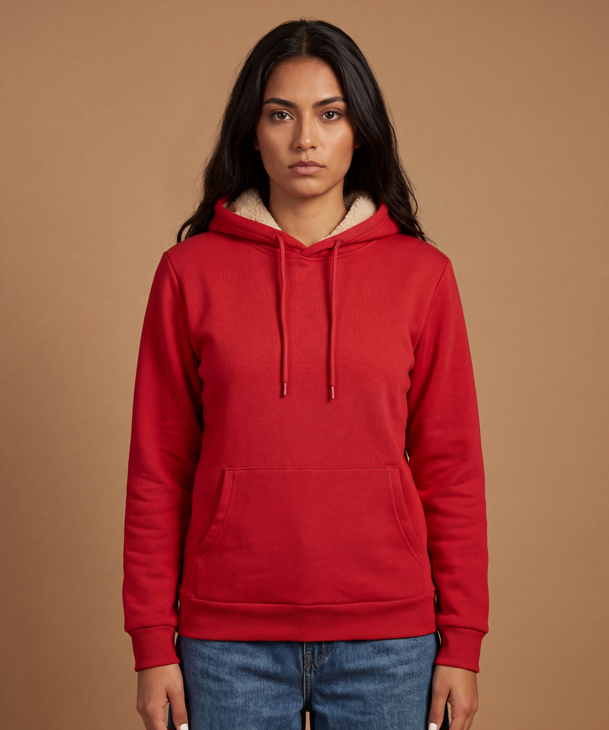 Women’s Sherpa-Lined Pullover Hoodie – alternate view 3