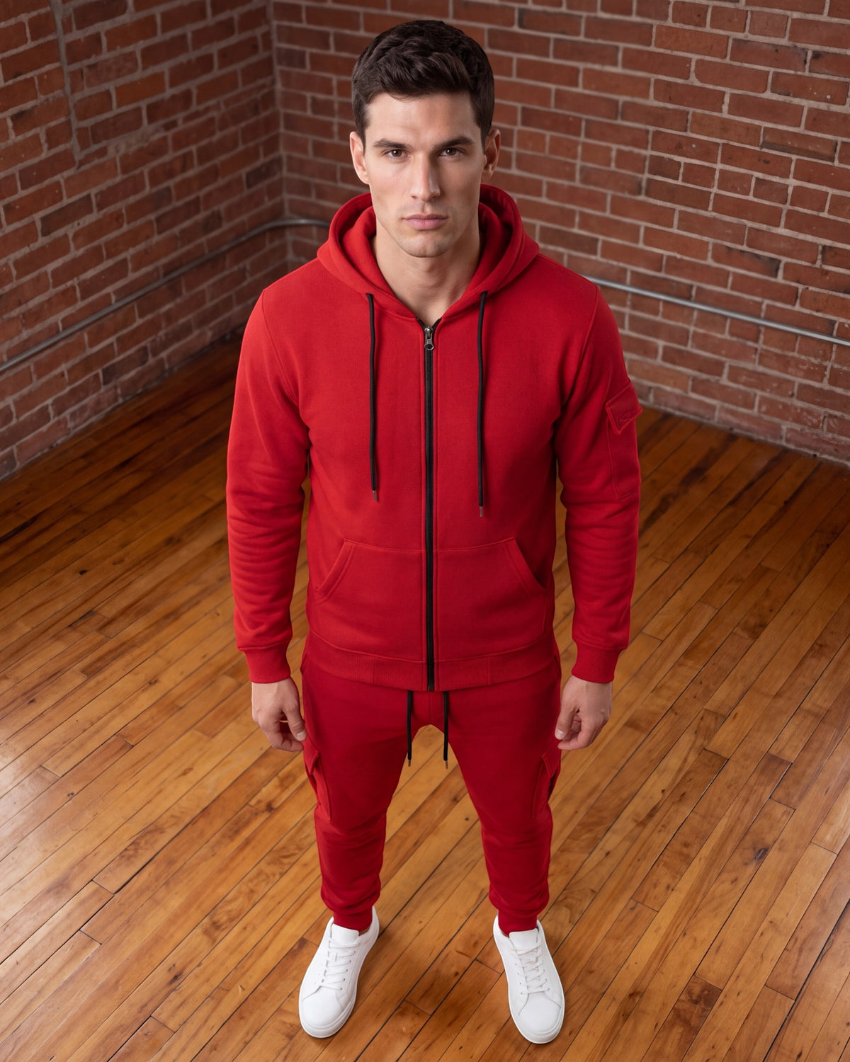 Men’s Premium Cotton Cargo Set – Heavy Duty 450GSM Fleece