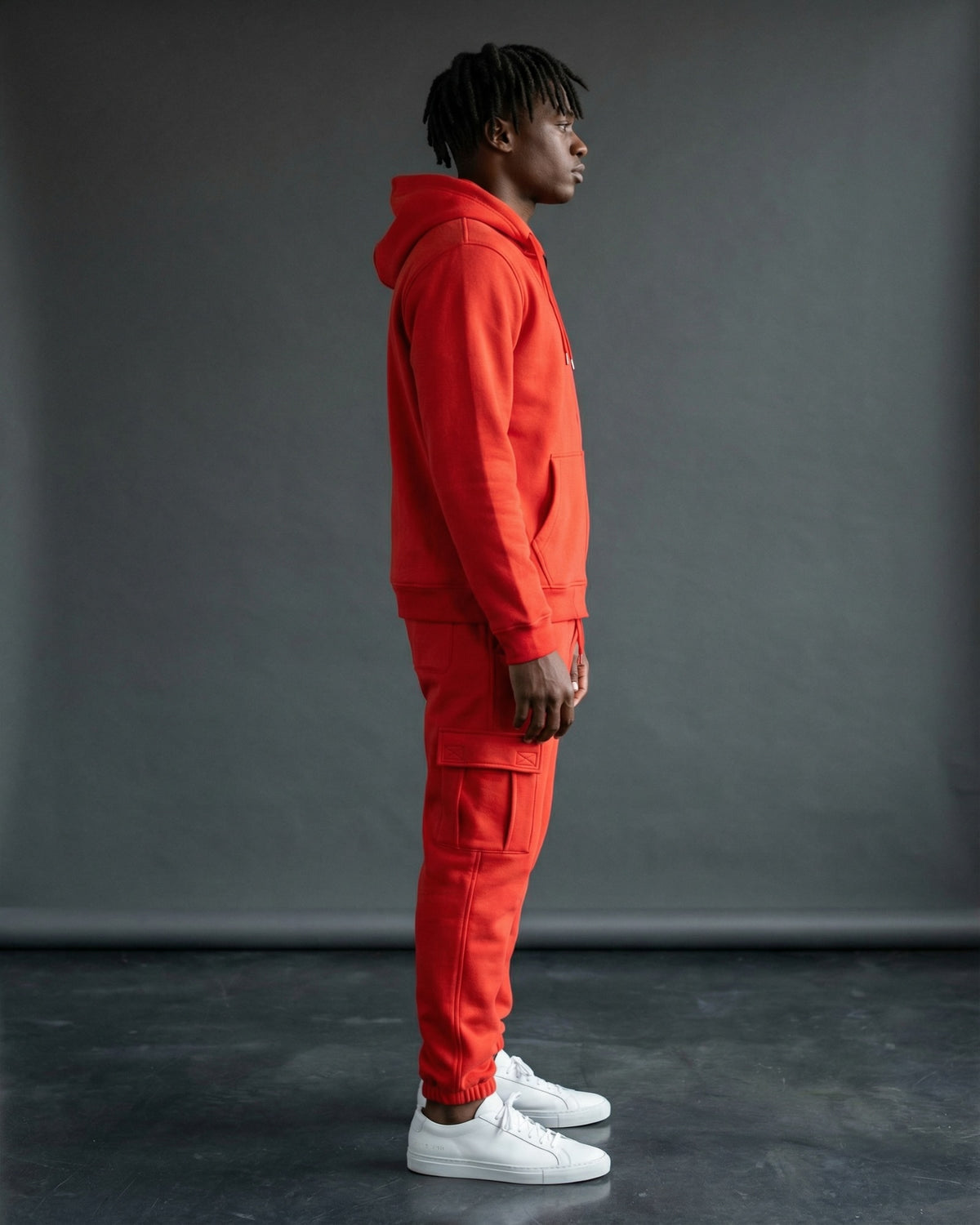 Men's Warm Cargo Pants Fleece Sweatsuit – alternate view 13