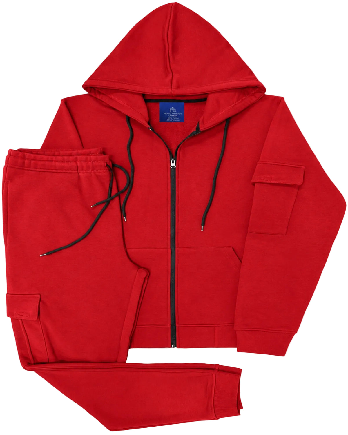 Men’s Premium Cotton Cargo Set – Heavy Duty 450GSM Fleece