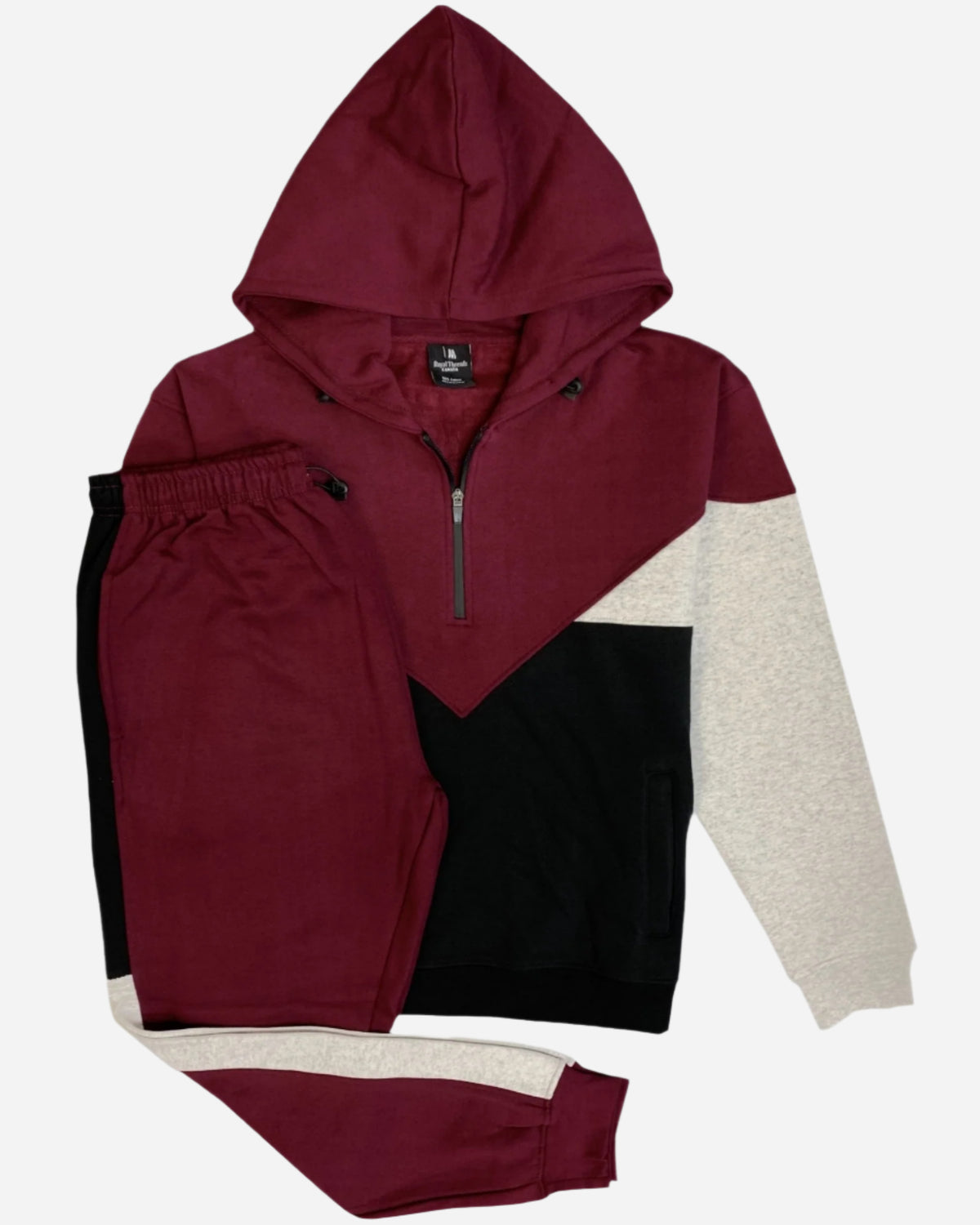 Men’s Resilience Quarter-Zip Hoodie Set – Royal Threads product image