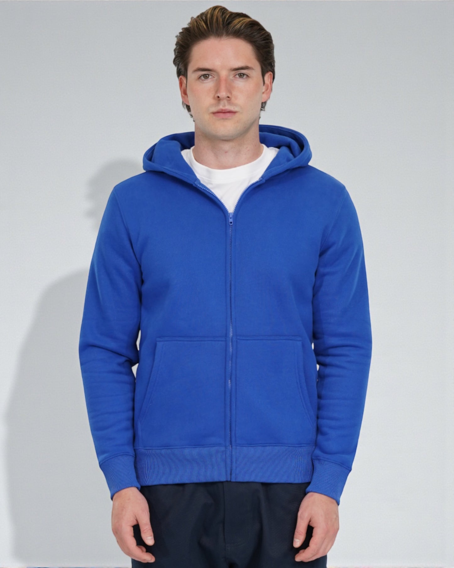 CloudSoft Fleece Zip-Up Hoodie – Everyday Comfort & Style