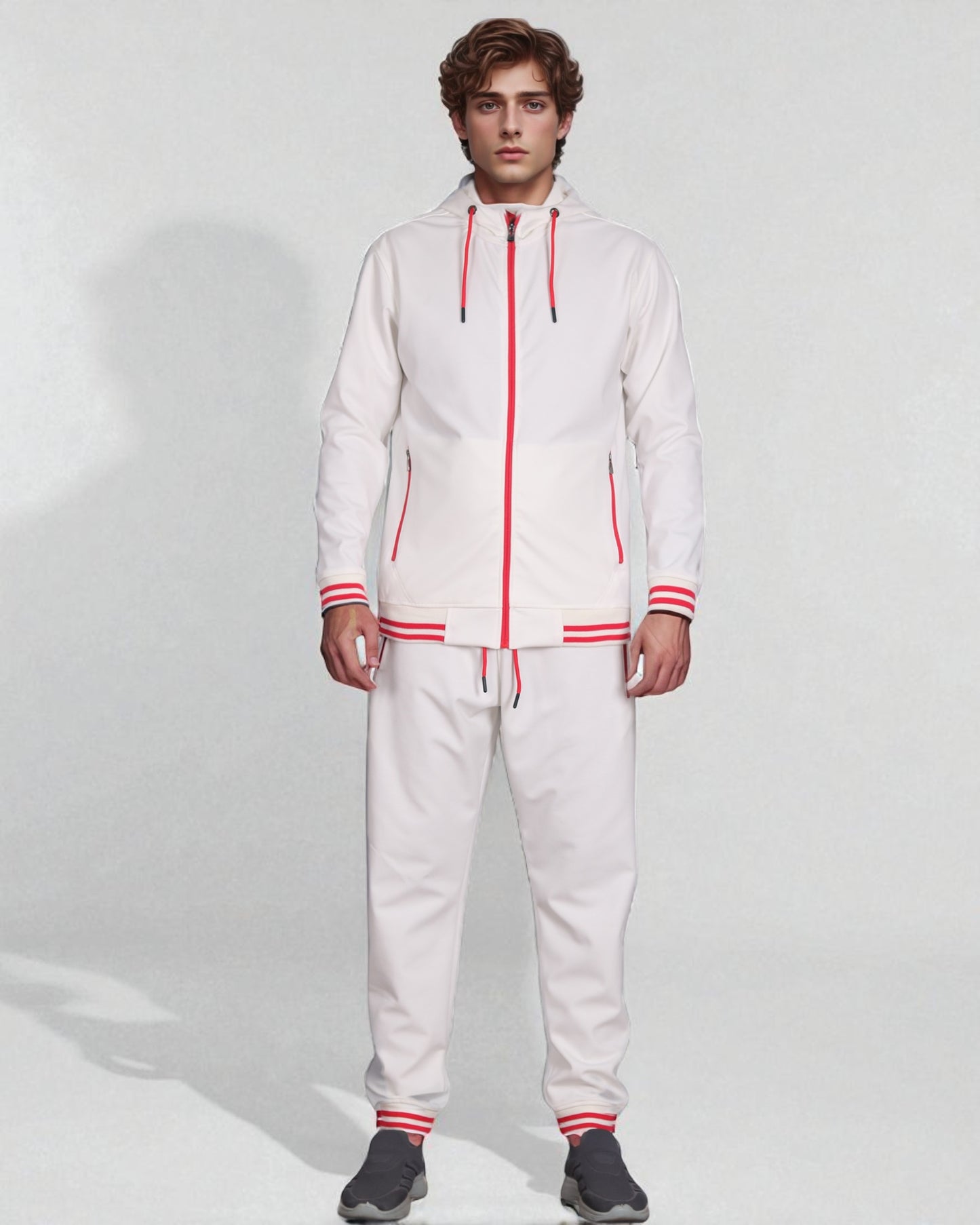 Men’s Scooba Multi Color Rib Tracksuit GYM Activewear Outfit