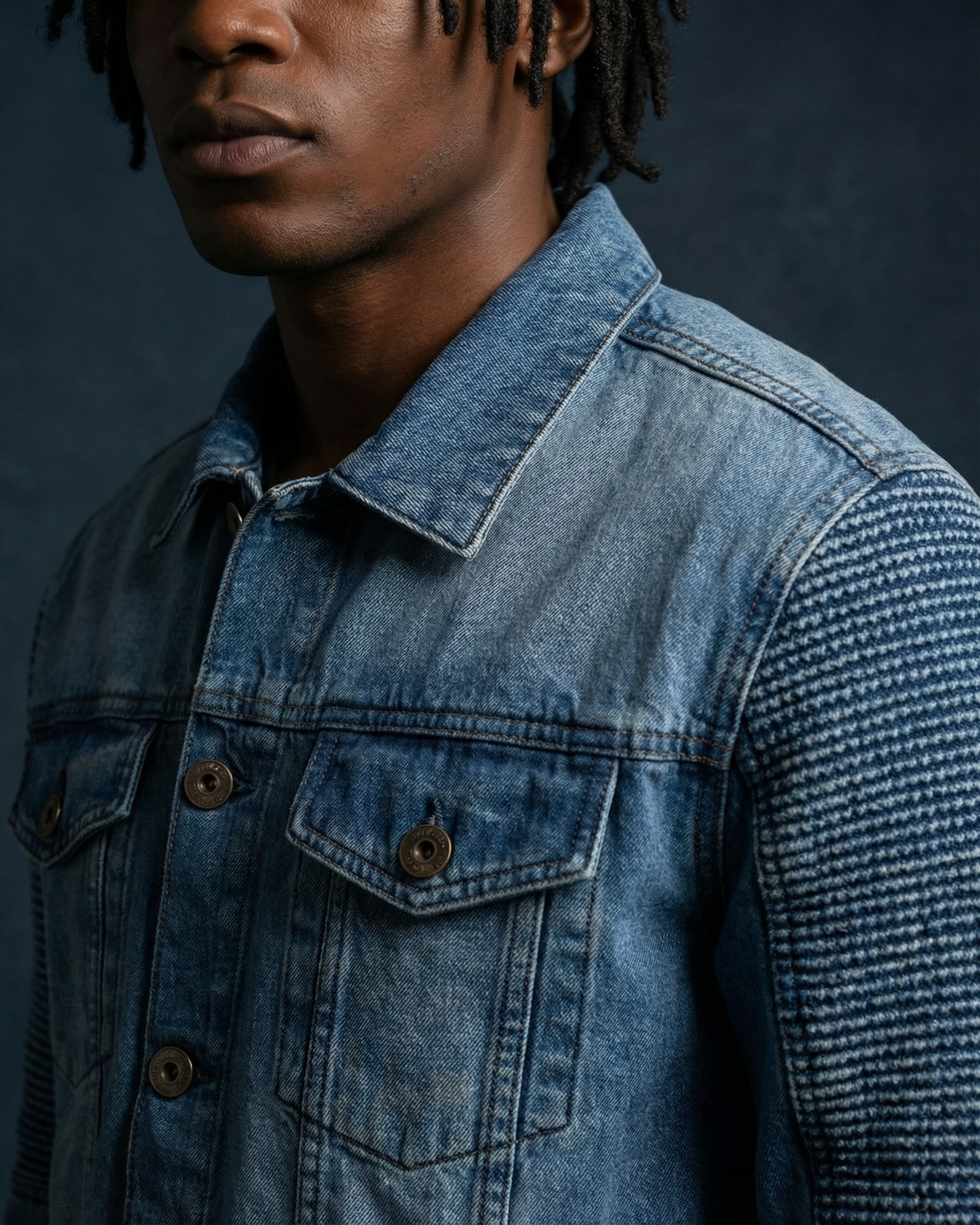 Men's Modern Moto Denim Set – Premium 14OZ Denim – alternate view 15