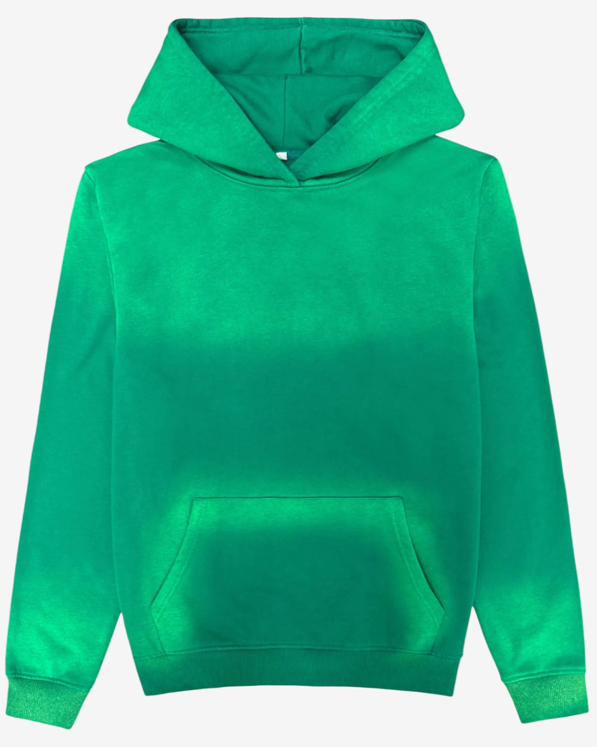 Green men’s 100% Cotton 450 GSM Snowflake Wash hoodie