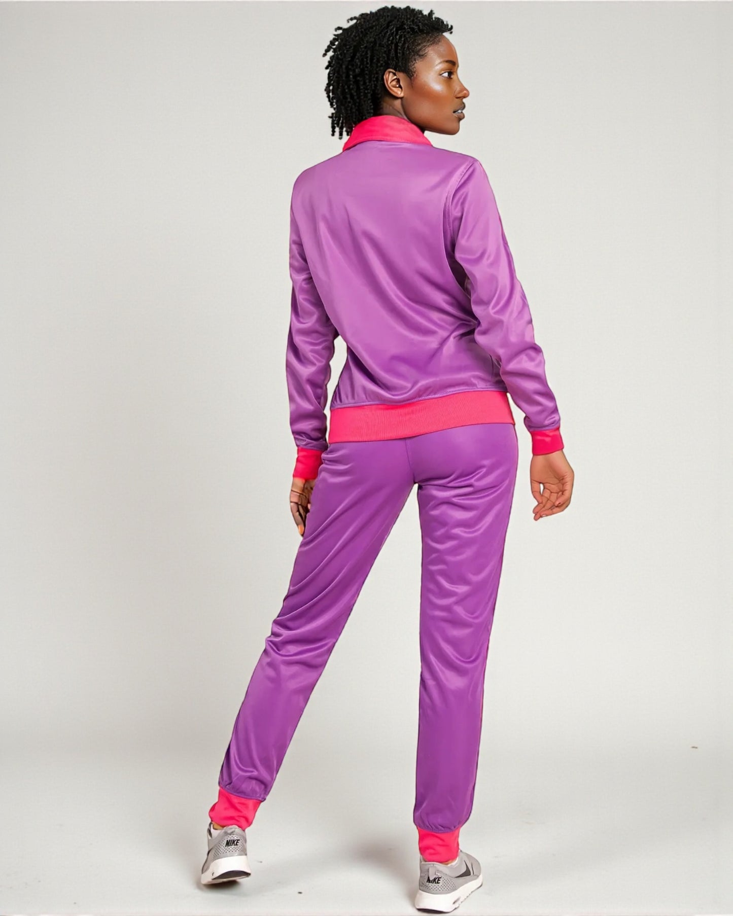 Women's 2-Piece Sunshine Jogger Tracksuit Track Jacket and Track Pants