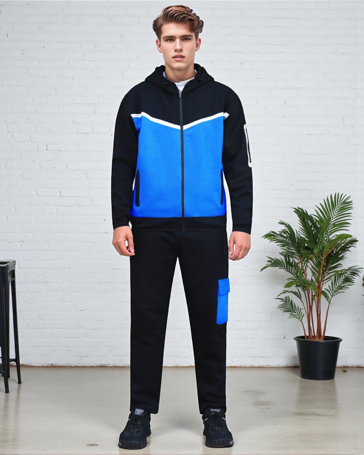 Men’s Sweatsuit Tech Fleece Heavy Duty Sweatpants & Sweat Jacket