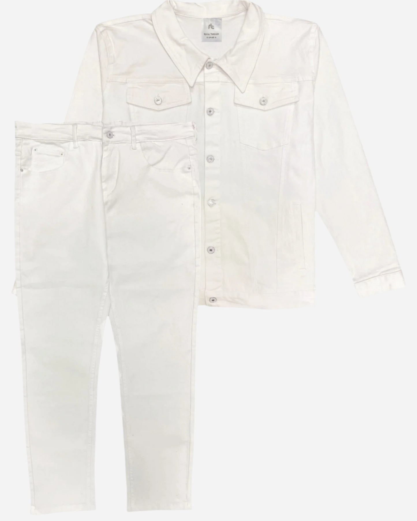 Men’s Tuxedo Jean Suit Classic Slim Fit