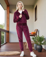 Women's Soft Velvet Spring Set