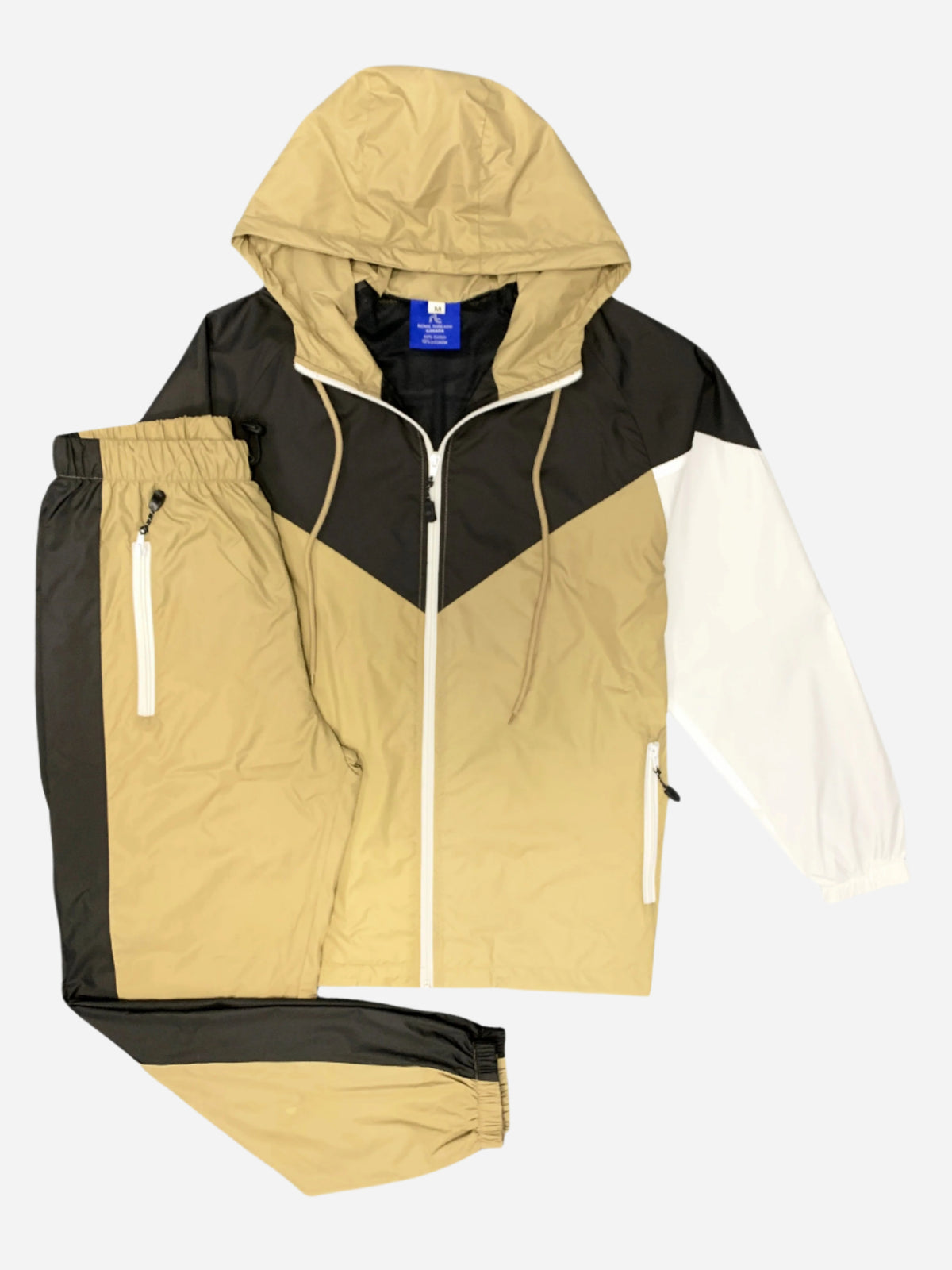 Men's Colorblock Windbreaker Workout Set – alternate view 16