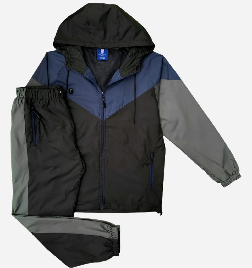 Men's Colorblock Windbreaker Workout Set – alternate view 21