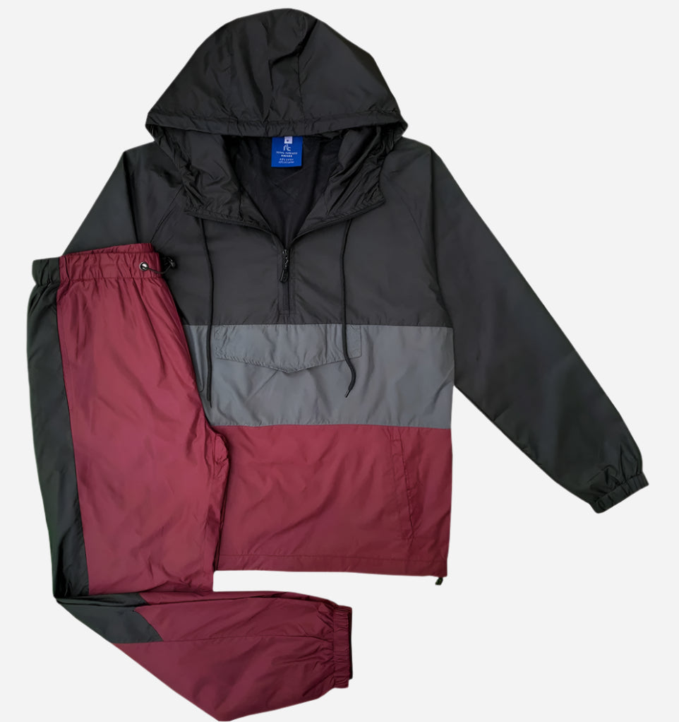 Men's Quarter-Zip Windbreaker Set – alternate view 6