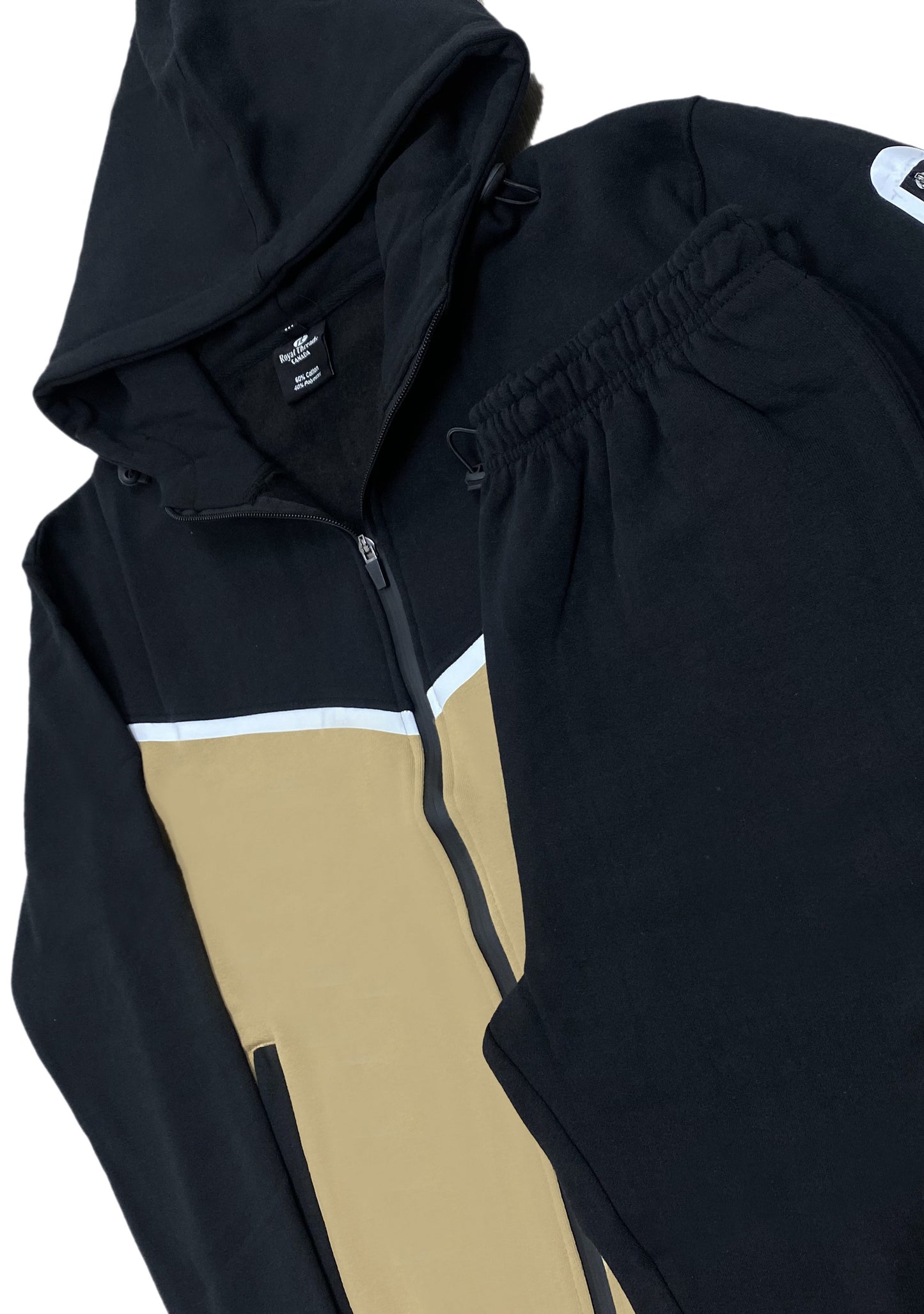Men’s Dynamic Fleece Sweat suit Heavy Duty Winter Sweat Jacket with Fleece Sweatpants