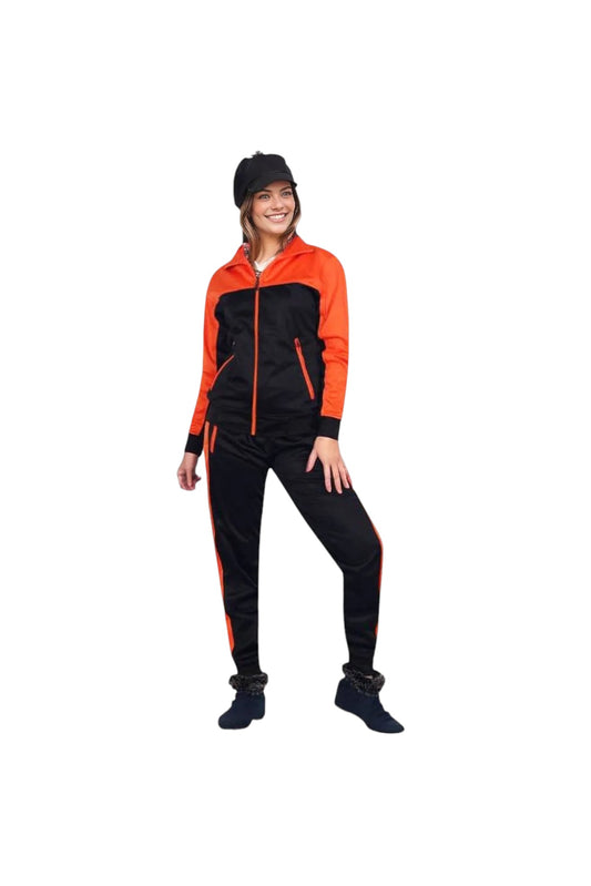 Royal Threads Canada Women's 2-Piece Fashionary Tracksuit Full Track Jacket & Jogger Track pants Jumpsuit
