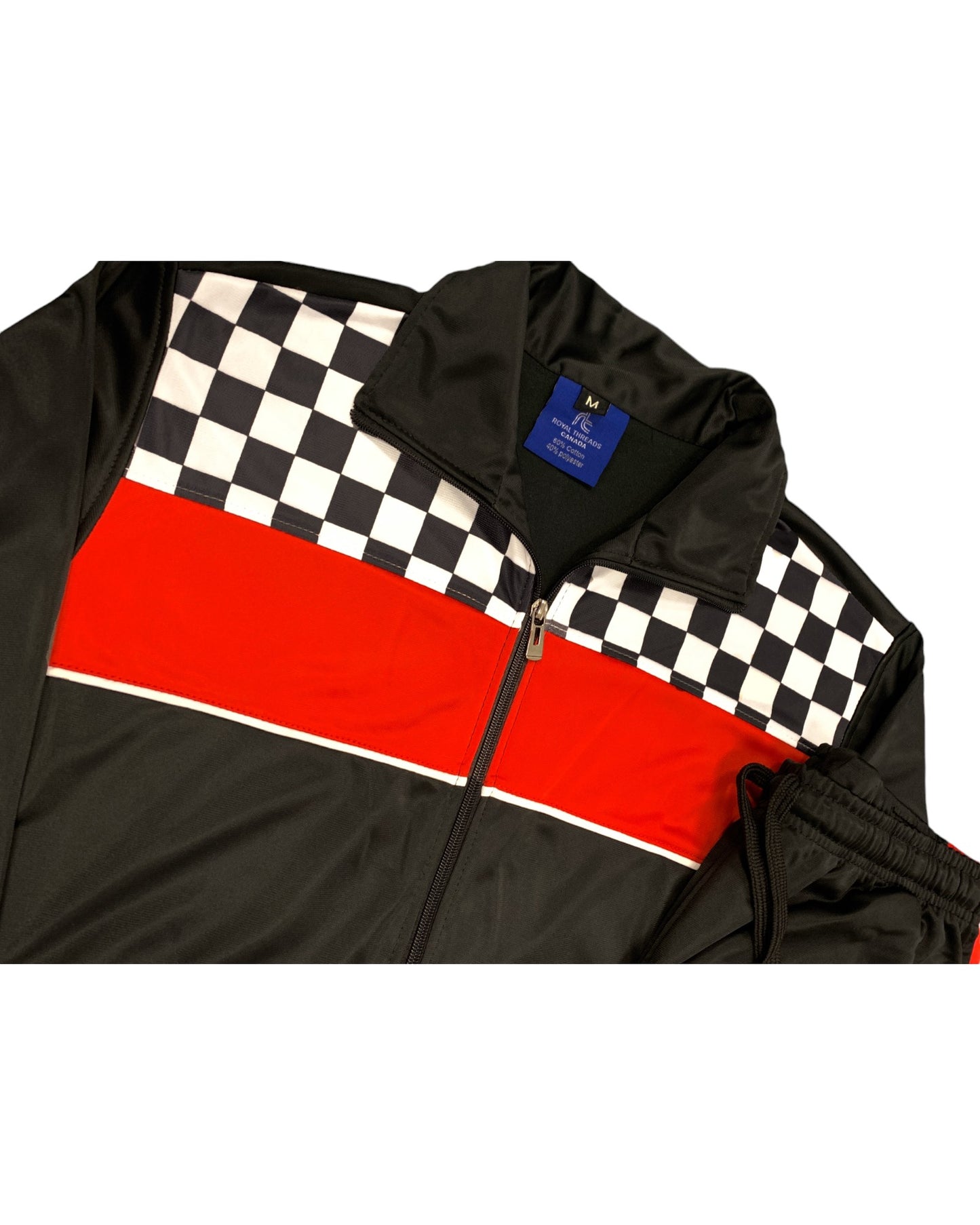 Men’s Tracksuit Traditional Checker Boxed Track jacket & Track pants