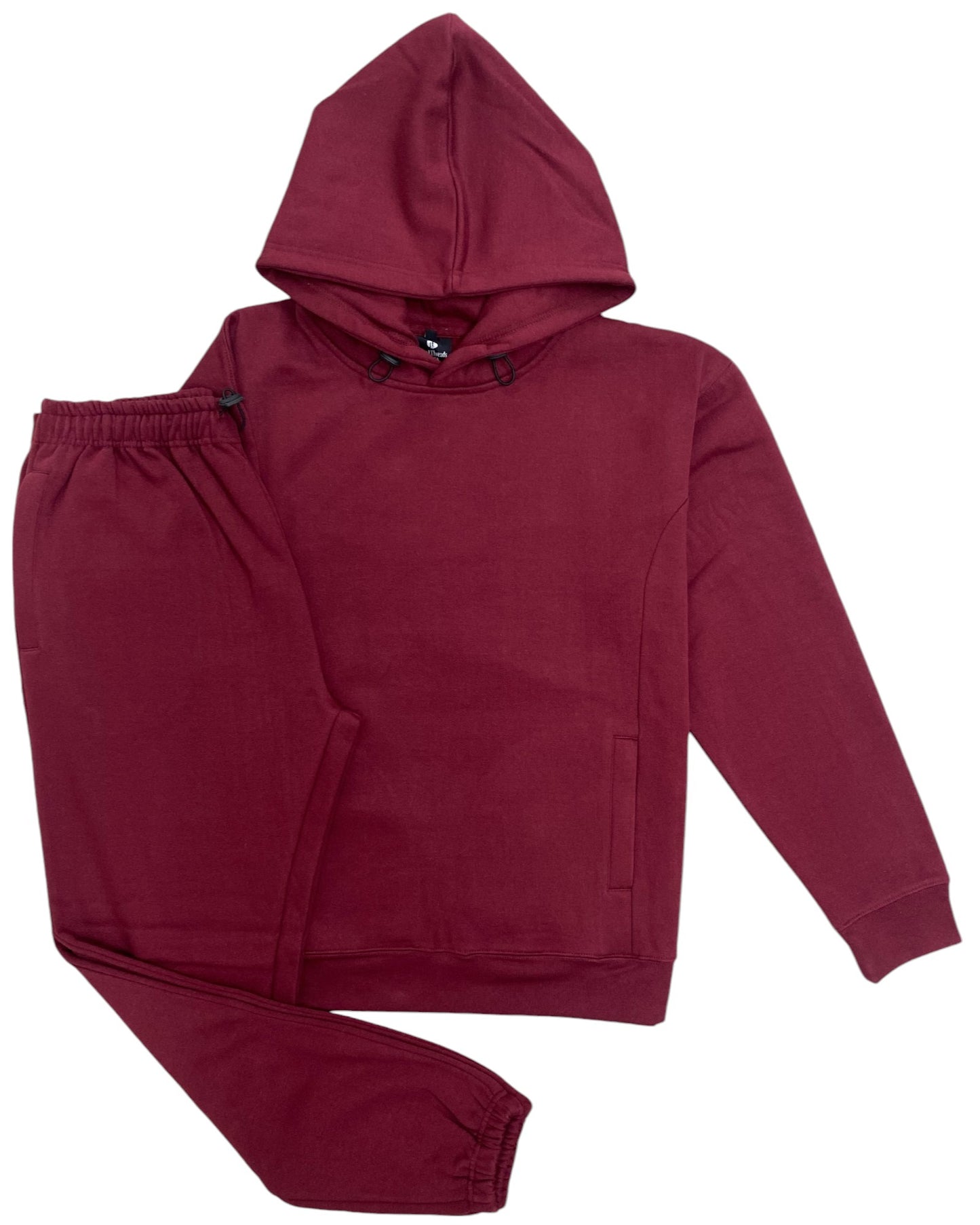 Men’s 2-Piece Classic Fleece Suit Pullover Hoodie Heavy Quality Fleece with Sweatpants