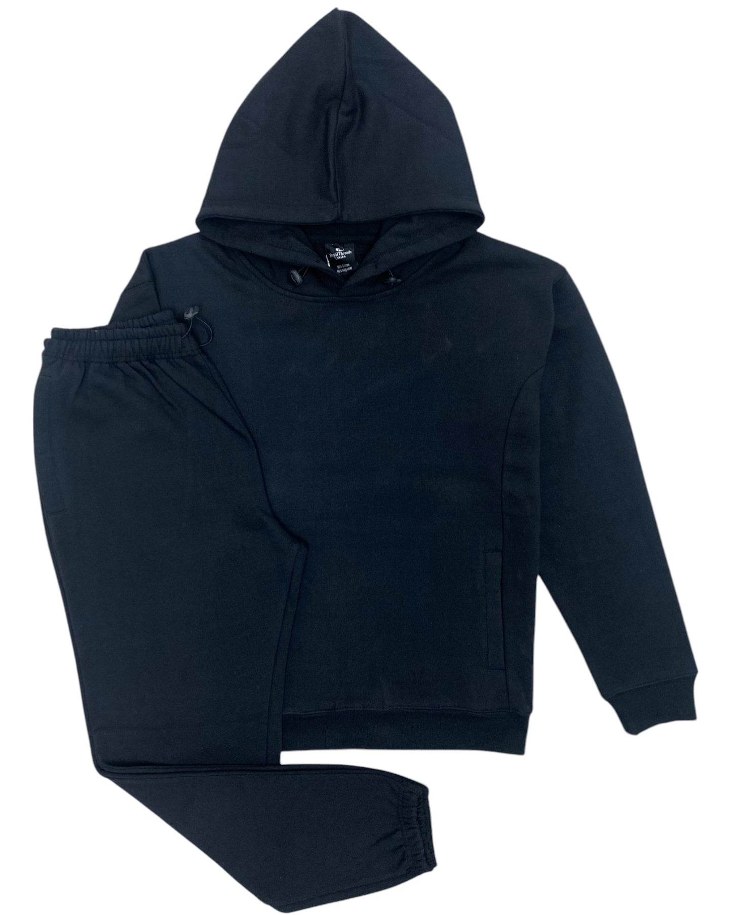 Men’s 2-Piece Classic Fleece Suit Pullover Hoodie Heavy Quality Fleece with Sweatpants