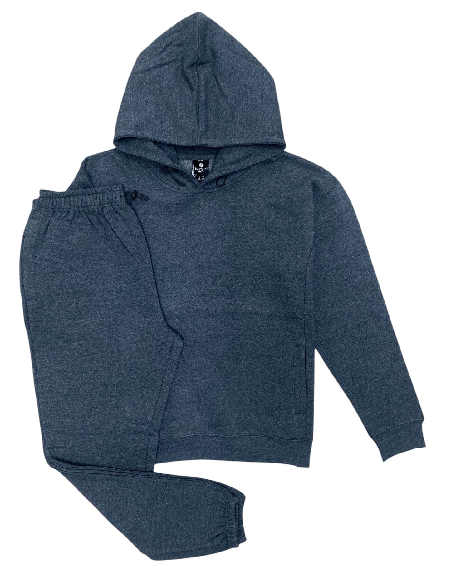 Men’s 2-Piece Classic Fleece Suit Pullover Hoodie Heavy Quality Fleece with Sweatpants