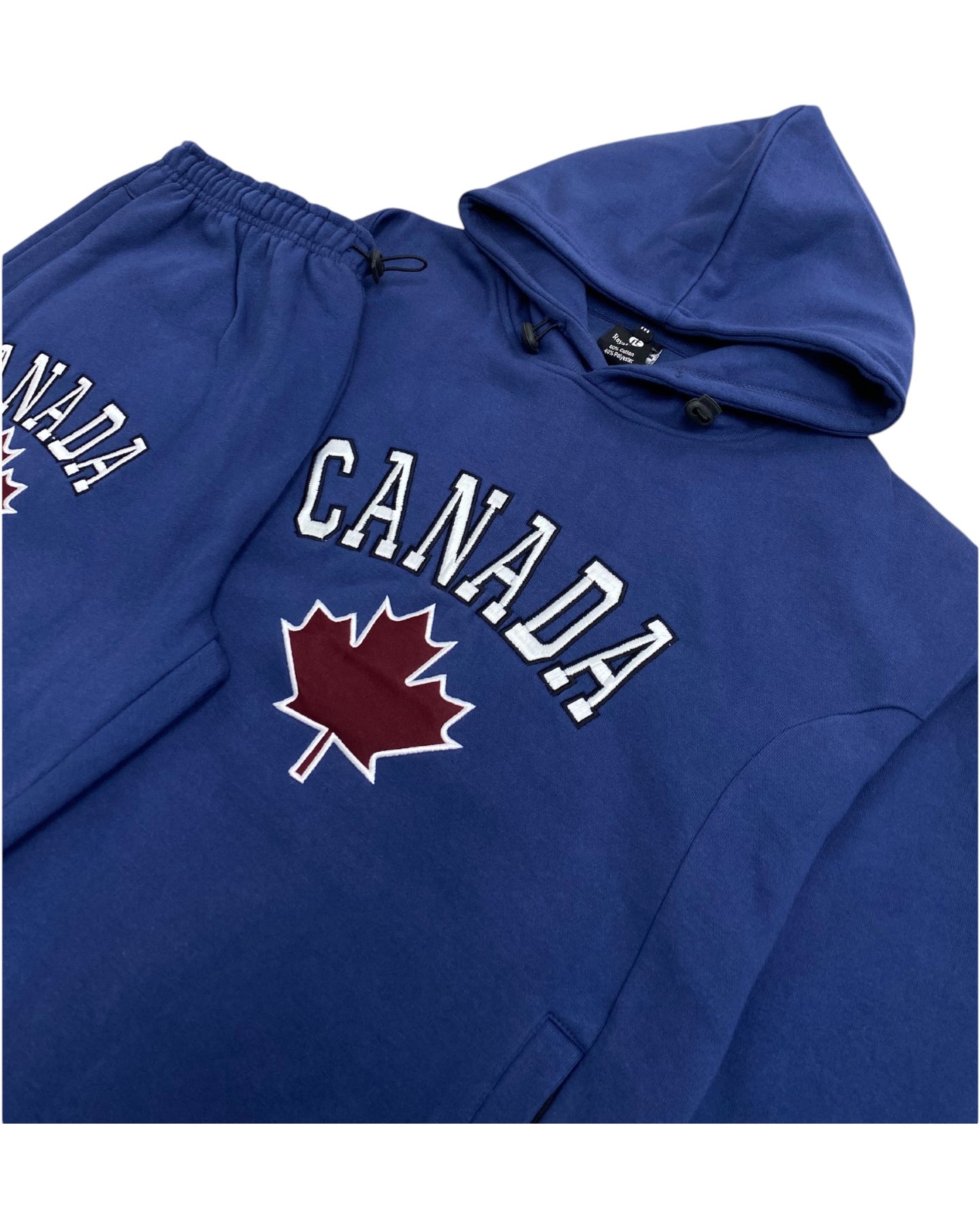 Men Classic Pullover Canada Print Sweatsuit