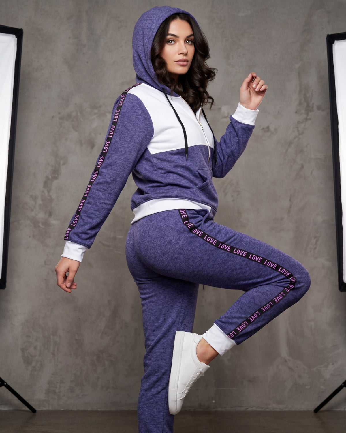 Women's Love Stripe Sweatsuit – alternate view 17