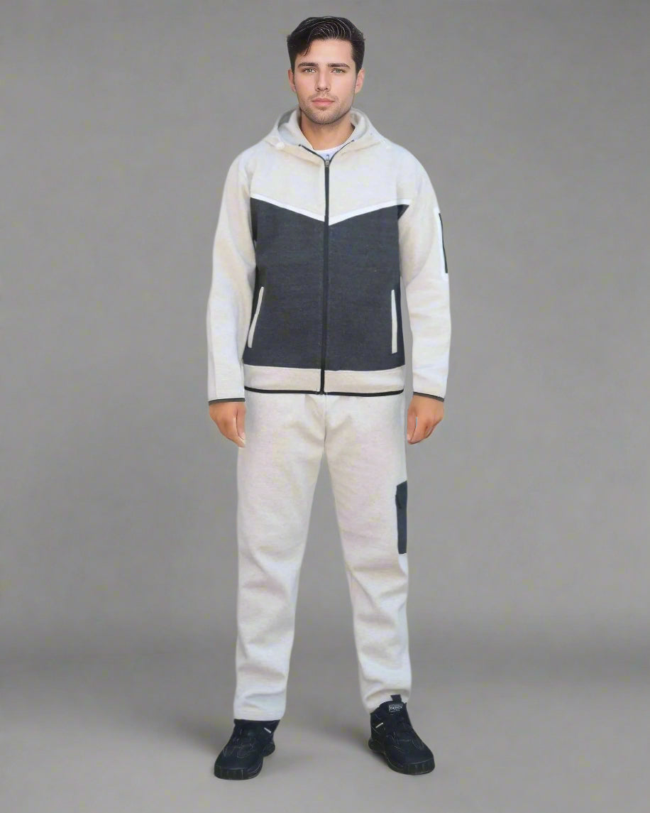 Men’s Sweatsuit Tech Fleece Heavy Duty Sweatpants & Sweat Jacket