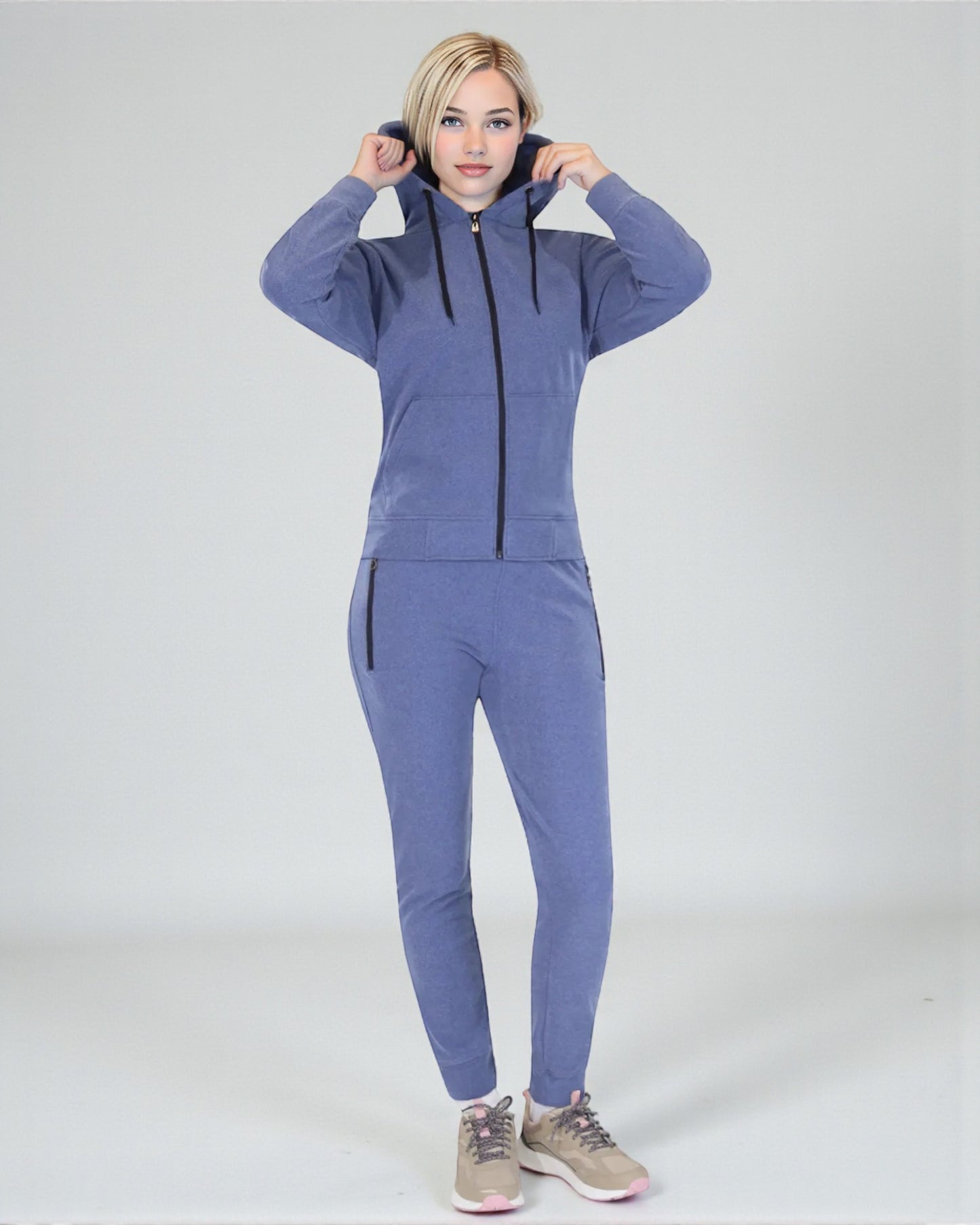 Women's Soft Stretch Warm & Comfy fleece 2-piece Sweatsuit