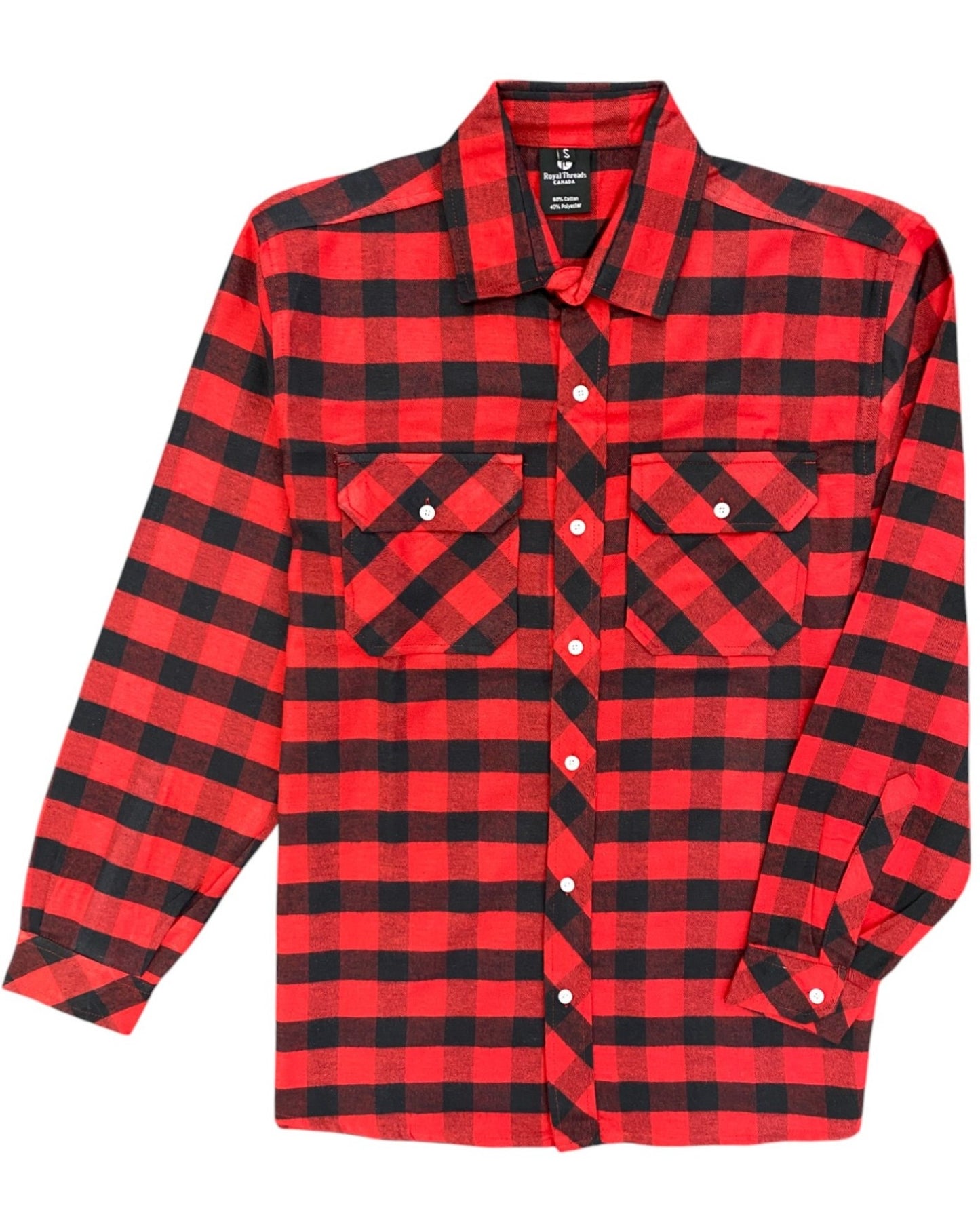 Men's Flannel Shirt without Hood