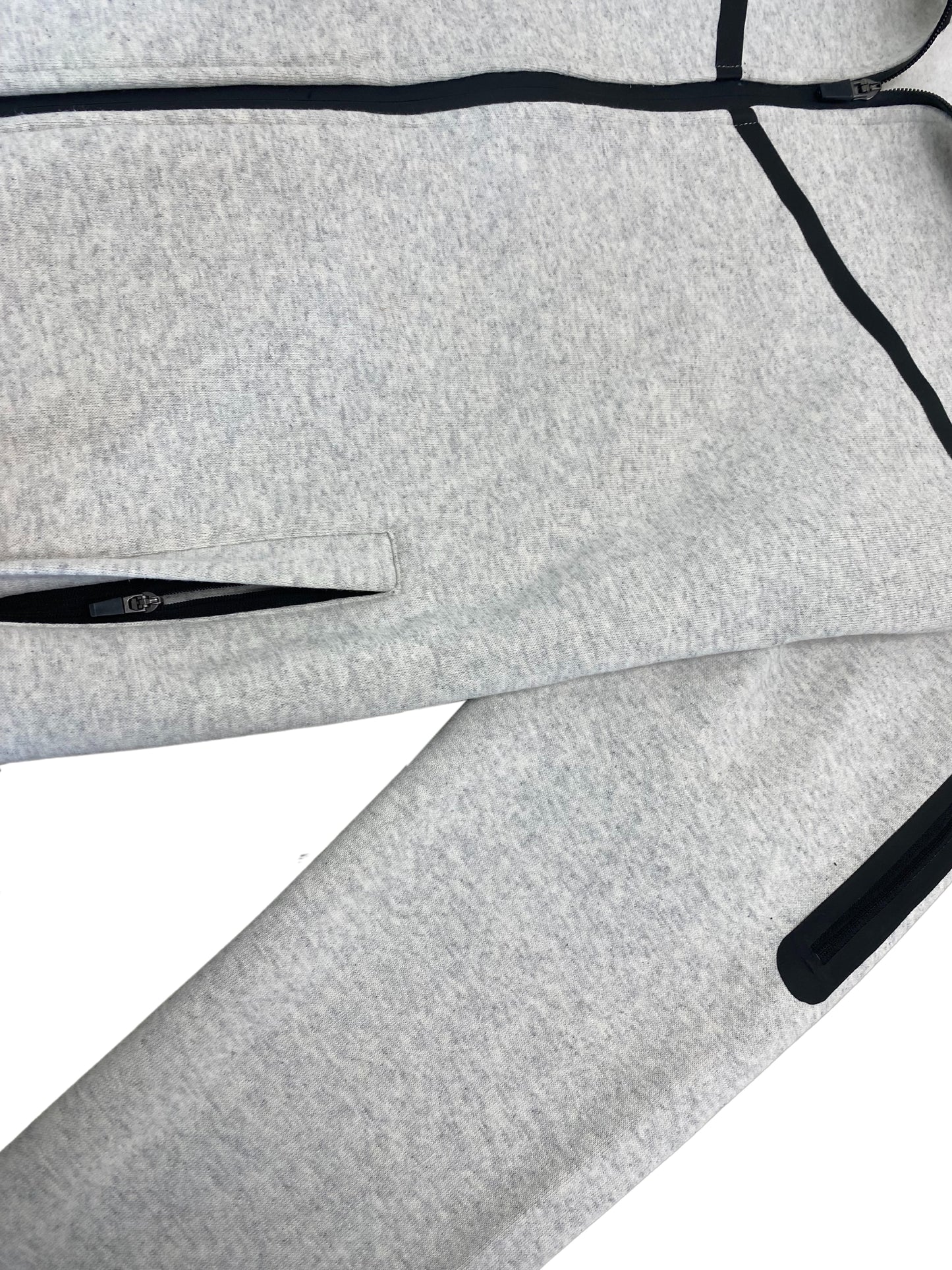 Men’s 2-Piece Fleece Sweatsuit Tech Performance Heavy Winter Sweat Jacket & Fleece Pants