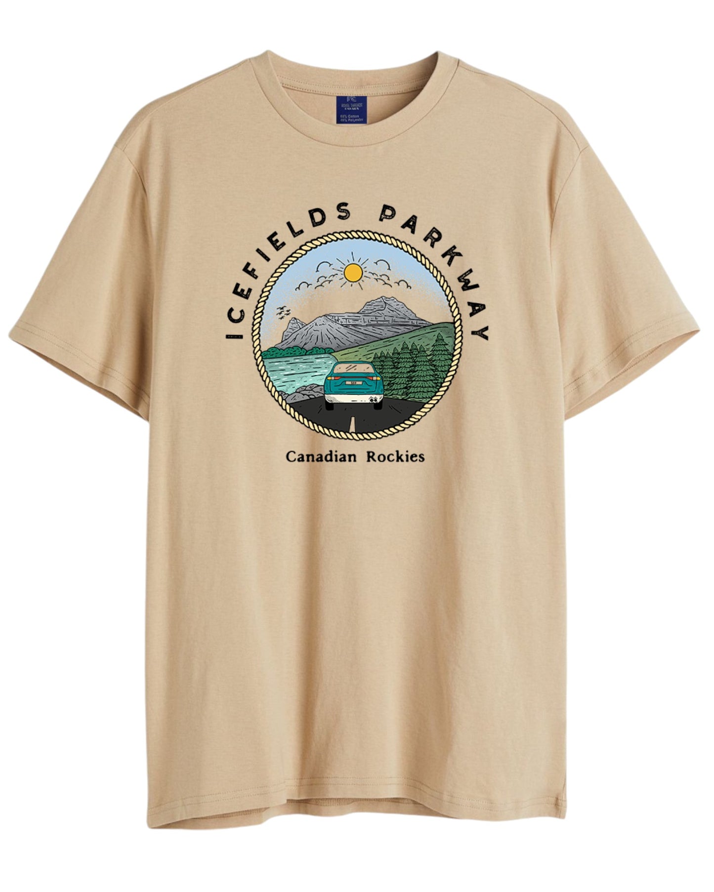 Men's Icefields Parkway Printed Cotton T Shirt