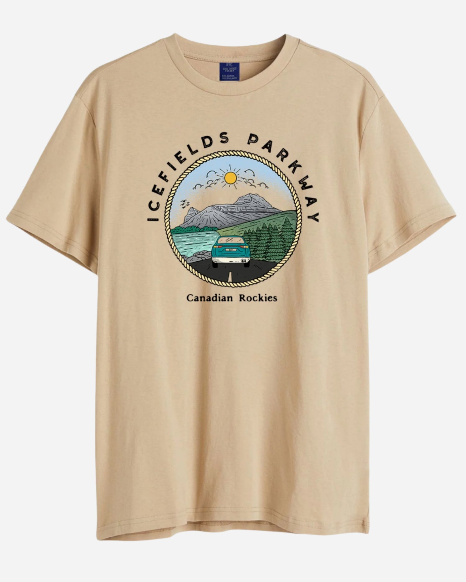Men's Icefields Parkway Printed Cotton T Shirt