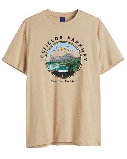 Men's Icefields Parkway Printed Cotton T Shirt