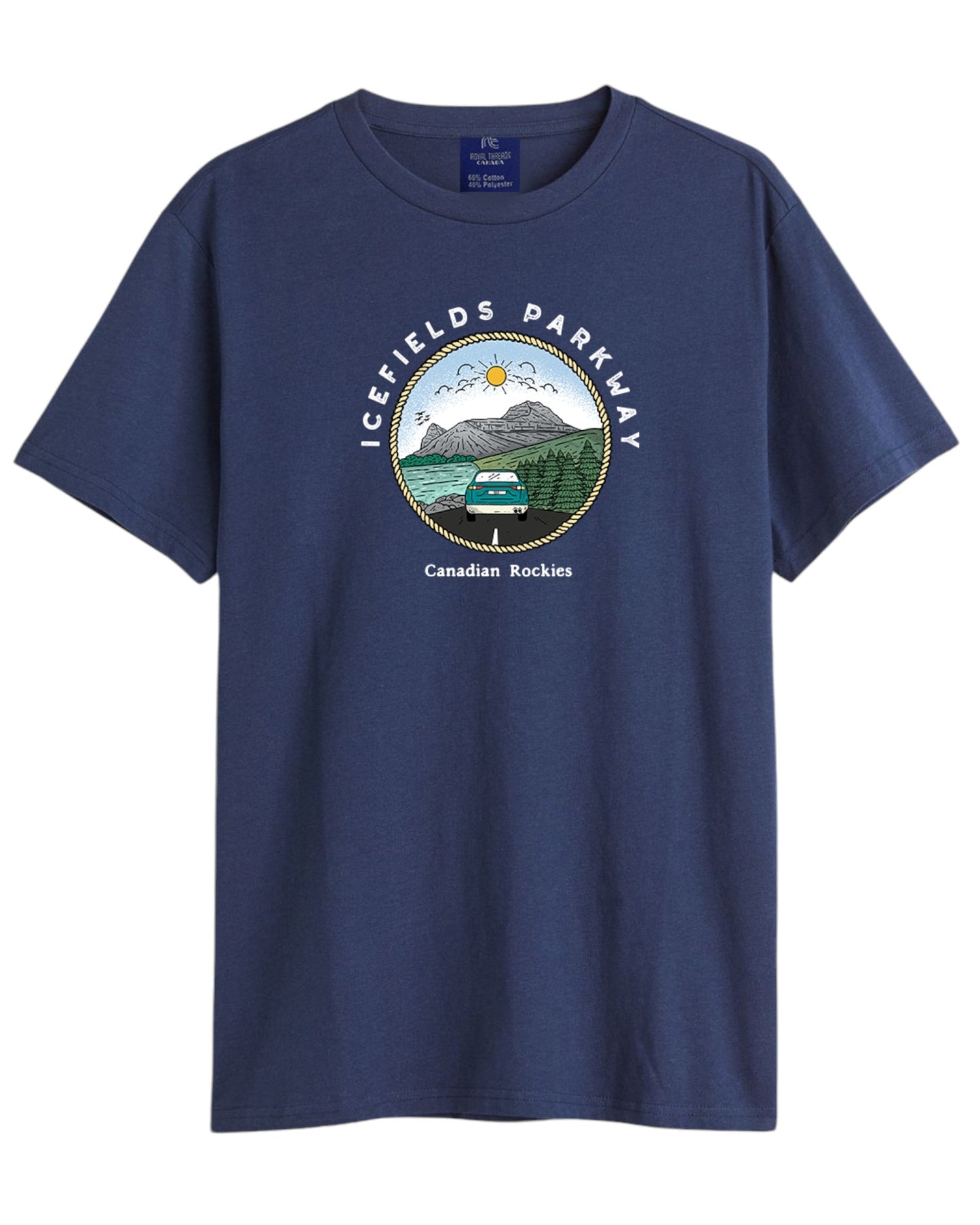 Men's Icefields Parkway Printed Cotton T Shirt