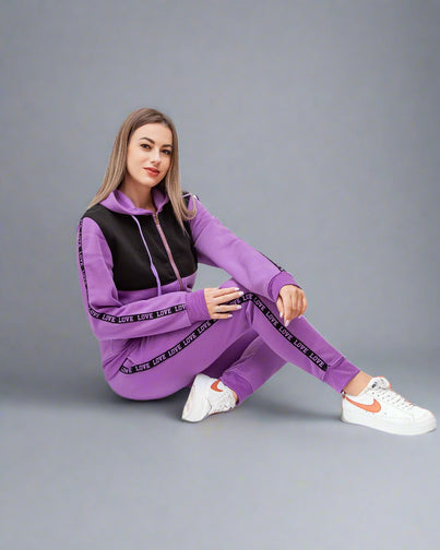 Women's Sweatsuit Love Stripe Outfit