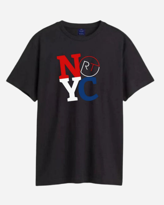 Men's T-Shirt N.Y.C Print Summer Shirt