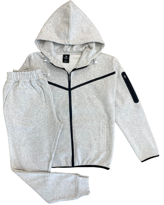 Men’s 2-Piece Sweatsuit Tech Perform Heavy Fleece Winter Outfit