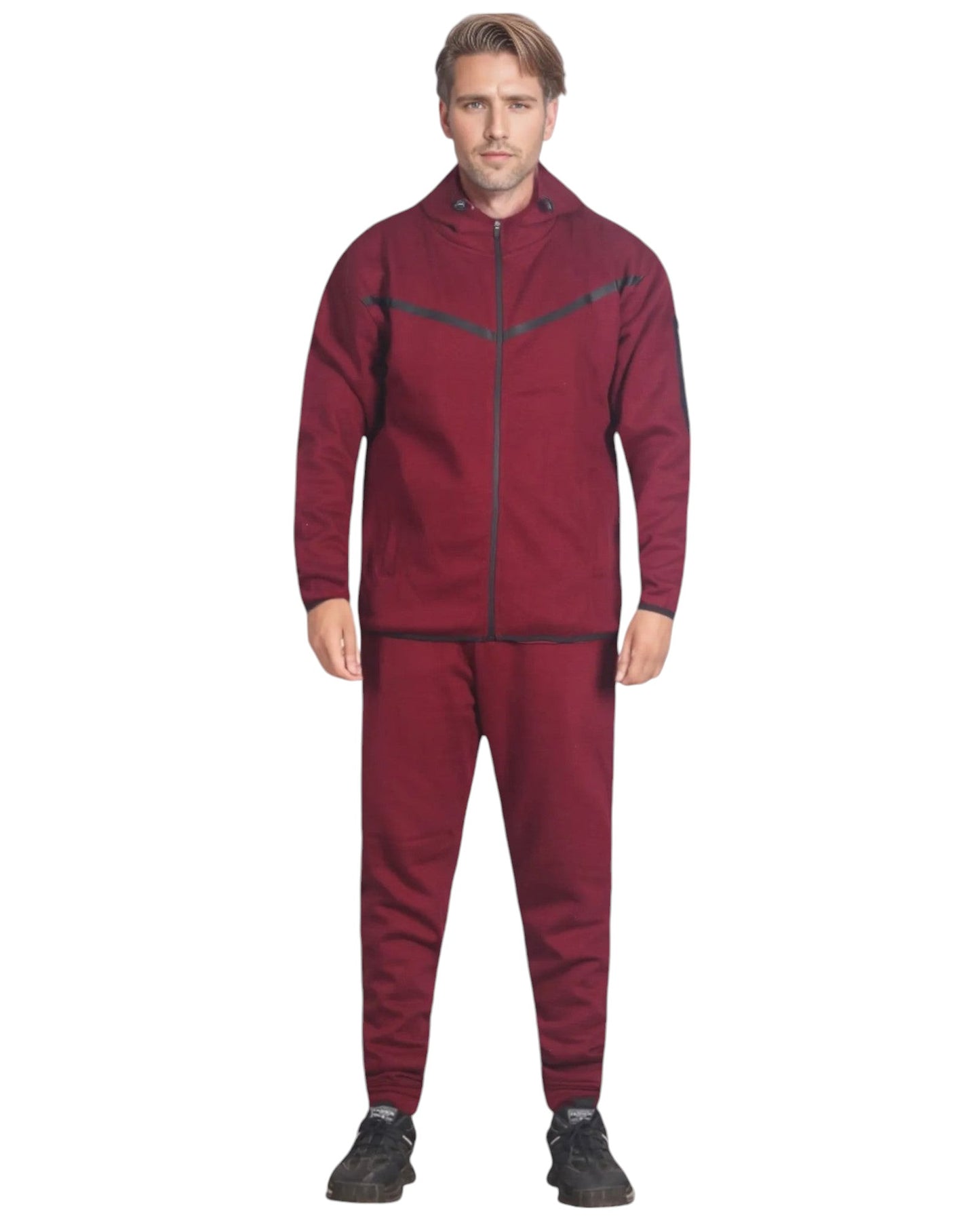 Men’s 2-Piece Sweatsuit Tech Fleece Heavy Winter Outfit