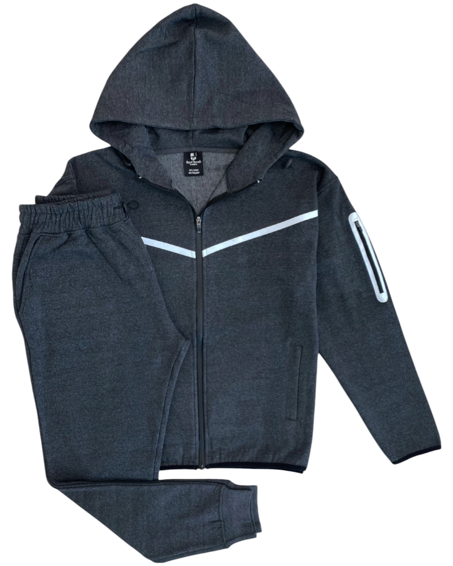 Men’s 2-Piece Sweatsuit Tech Fleece Heavy Winter Outfit