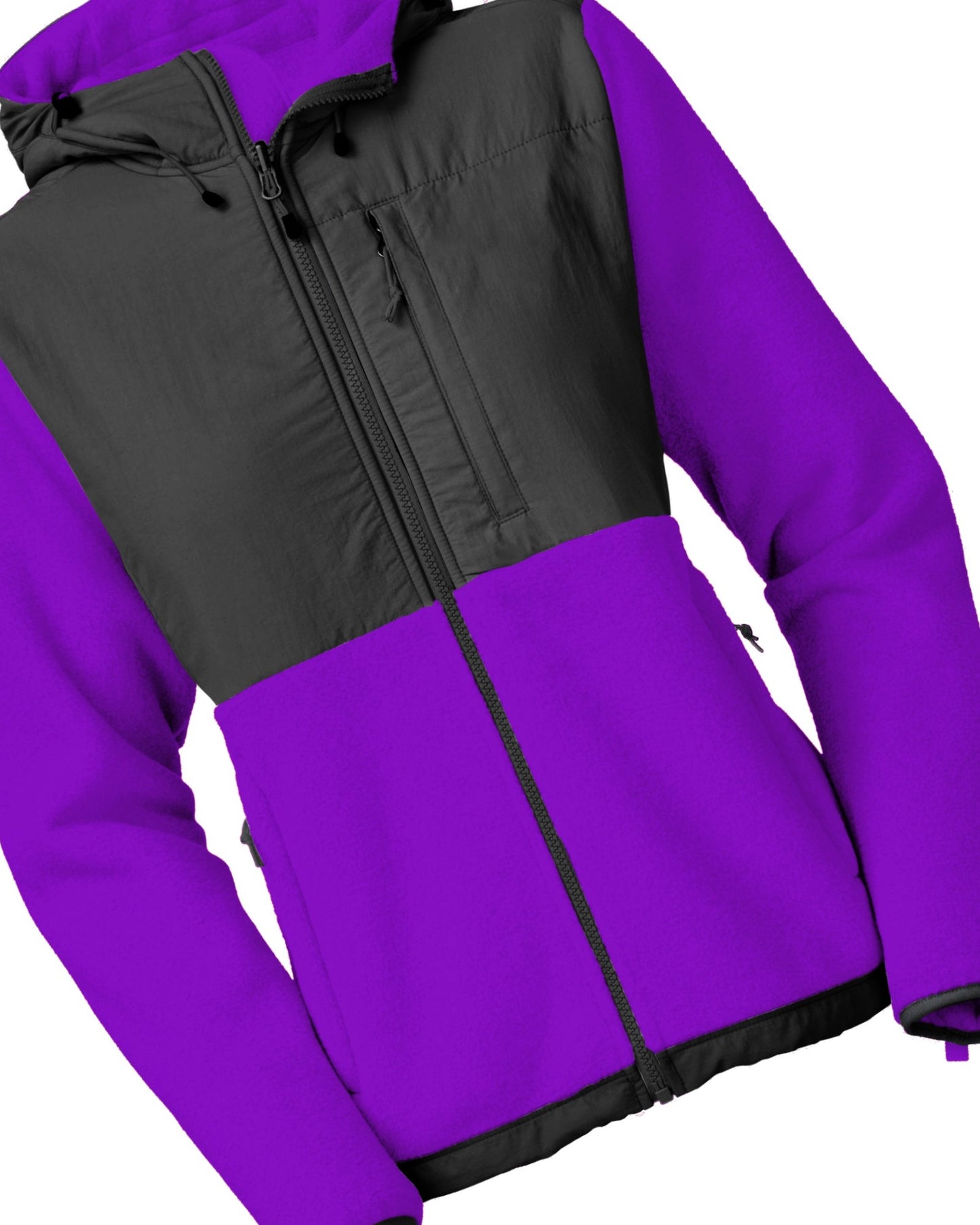 Women Polar Soft Warm Fleece Hoodie Full Zip Up Jacket