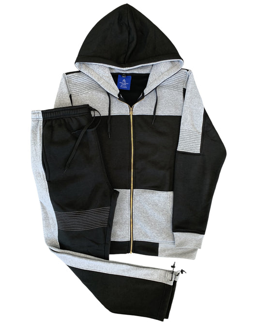 Men's Reef-Tech Fleece Sweatsuit biker stitch Set