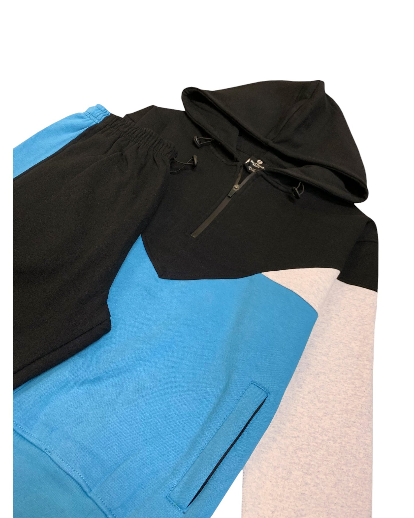 Men’s 2-Piece Quarter Zip Resilience Fleece Hoodie Sweatsuit