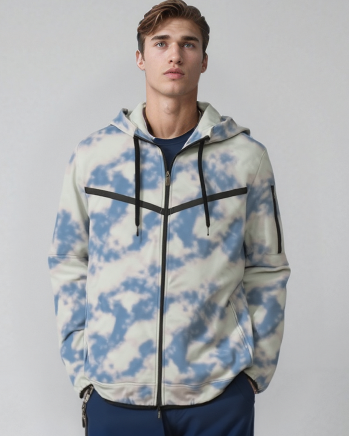 Men’s Printed Tech Fleece Spring Hoodie