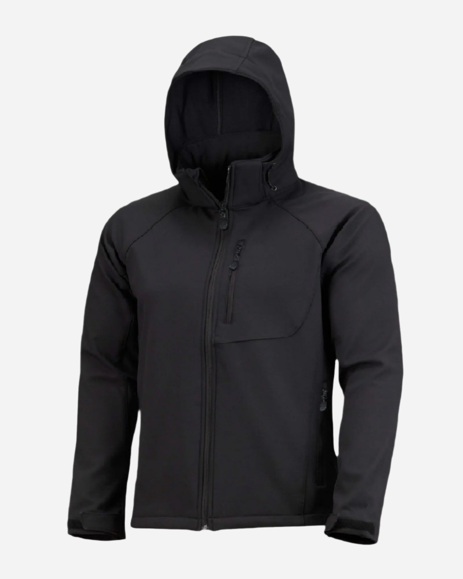 Mens' Warm Water Repellent Softshell Snowboard Jacket- Removable Hood